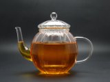 Heat Resistant 900ml Glass Tea Maker Coffee Maker Clear Glass Tea Pot