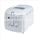 3.0 Oil Capacity Deep Fryer (DF25) with Safety Interlock and Opens Automatically