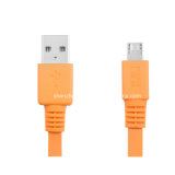 Micro USB Mobile Phone Cable USB2.0 to Micro 5pin Flat Cable for Charging and Data Sync Samsung (JHU223)