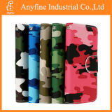 Colorful Army Camouflage Wallet Flip PU Leather Case for Mobile Phone