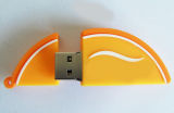 Orange Custom-Made USB Flash Drive