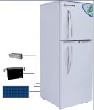 Free Standing Double Door Solar Refrigerator Deep Freezer