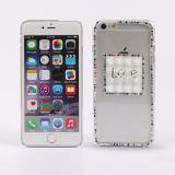 Fashionable White Love Rhinestone Diamond Phone Cover for iPhone 6 Plus