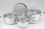 7PCS Non-Stick Cookware Set Induction Hobs Available for Stainless Steel Cookware