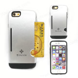 2015 Innovation Plastic Hard Card Case Cover for iPhone 6