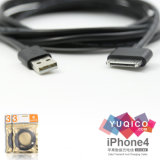 Cell Phone USB Charger 3m Data Cable for iPhone 4/4s