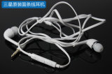 White Black Earphone for Samsung Galaxy S4 with Mic