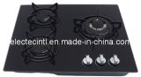 Gas Stove with 3 Burners and Enamel Water Tray, 1.5V Battery Pulse Ignition (Gh-G613E-E)