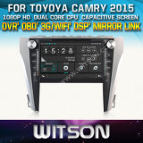 Witson Car DVD Player with GPS for Toyoya Camry 2015 (W2-D8125T) Mirror Link Touch Screen CD Copy DSP Front DVR Capactive Screen