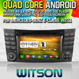 Witson S160 Car DVD GPS Player for Mercedes-Benz E-Class W211 with Rk3188 Quad Core HD 1024X600 Screen 16GB Flash 1080P WiFi 3G Front DVR DVB-T Mirror (W2-M090)