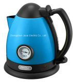 1.2L Cordless Stainless Steel Electric Kettle (pyramid shape with thermometer) [E5a]