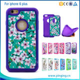 2in 1 Colorful Printed Combo Hybrid PC Silicone Case for Mobile Phone Cover iPhone 6 Plus