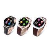 Round Screen Smart Watch with SIM Card in Fashionable Desugn