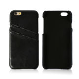 New Design PU Leather Credit Card Slot Mobile Phone Case for iPhone