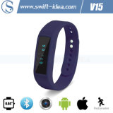 Fashion Multi Colors Smart Bluetooth 4.0 Sleep Bracelet for Android OS and Ios (V15)