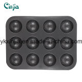 12cup Carbon Steel Non-Stick Football Muffin Pan