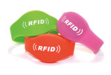 Waterproof Smart 13.56 MHz Silicone RFID Bracelet & Wristband