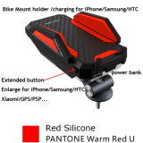 Multiple Mobile Phone Holder for Bike with External Portable Power Bank for Bicycle / Motorcycle