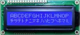 Stn Transmissive, Negative, Blue LCD Display (TC1602A-09C)