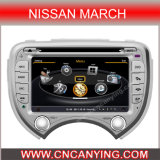 Special Car DVD Player for Nissan March with GPS, Bluetooth. with A8 Chipset Dual Core 1080P V-20 Disc WiFi 3G Internet (CY-C070)