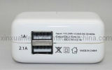 2ND Generation USB Mobile Phone Charger (5V, 1 & 2.1A) (XF-MPC-032)