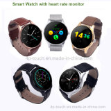 2016 Round Shape Smart Watch with Heart Rate Monitor (K88H)