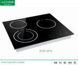 E. K. M Built-in Three Burner Induction&Radiant Cooker, 3600W-3b18, Can Use 5 Years
