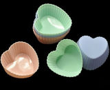 Colorful Heart-Shaped 100% Food Grade Cake Moulds