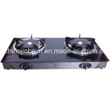 2 Burners Tempered Glass Top 165# Infrared Burner Gas Cooker/Gas Stove