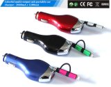 Black Color Micro USB Car Charger for Mobile Phone