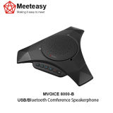 Meeteasy Mvoice-8000-B USB/Bluetooth Conference Speakerphone Microphone Speaker