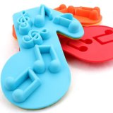 New 3D Music Notes Shape Silicone Ice Cube Tray Pudding Jelly Cake Pastry Chocolate Mould