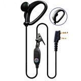 Ear Hook Two-Way Radio Headset with in-Line Ptt, Various Connectors, High Quality with Good Price