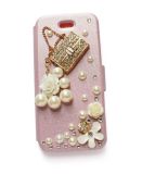Lady Pink Style Mobile Phone Case with Bag