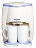 Portable Doulbe Cups Espresso Anti-Drip Coffee Maker 2 Cups