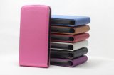 Genuine Leather Flip Mobile Phone for Samsung S5 Case