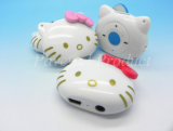 Hello Kitty Shaped MP3 Player with TF Card Port