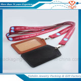 Fashion Leather Lanyard ID Card Badge Holder