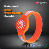 Silicone Water Resistant RFID Identification Bracelet RFID Wristband