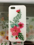 for iPhone5 Phone Case with Real Flower Plant Specimen