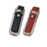 Leather USB Flash Drive USB Flash Memory, Pen Drive (SMS-FDL02)