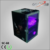 Decorative Hotel Mini Refrigerator with LED Light Block (SC68)