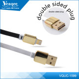 Veaqee Wholesale Double Sided Plug Cell Phone USB Data Cable