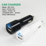 Dual USB Car Charger for Android Mobile Phone and iPhone 6/6splus 5V 2.4A