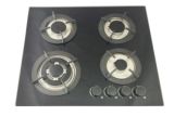 60cm 4 Burners Gas Stove with Glass Top