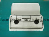 Hot European Gas Stove, Double Burner, With Cover (RH777)