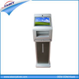 Vertical Touch Screen Visitor Management with Keyboards Kiosk