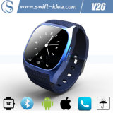 Smart Bluetooth Walk Pedometer Running Watch with Nano Waterproof (V26)