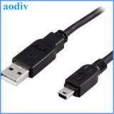 Mini 5pin USB Charging+Date Cable 1m for Mobile Phone
