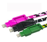 2 in 1 Camo Charging USB Cable for Mobile Phone